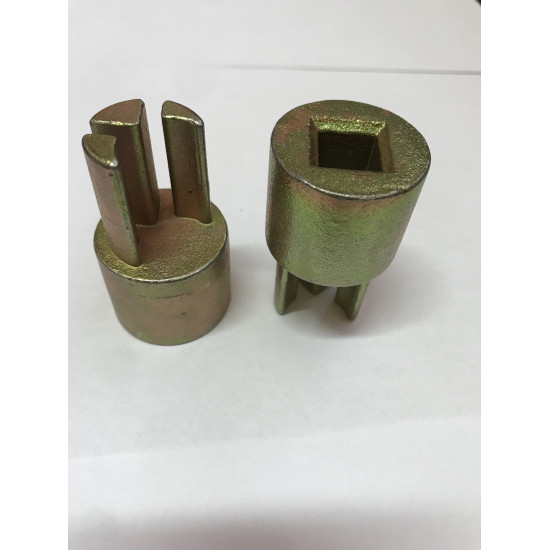 Bottom profile adapter 34 mm square shape