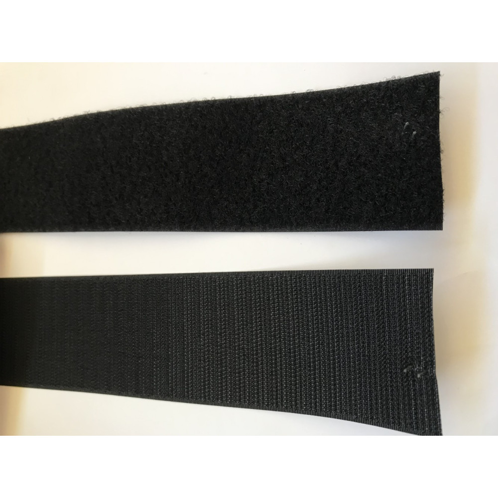Heat-sealed Velcro - black set