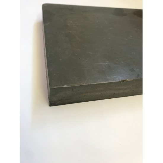 Rubber plate for cutting holes