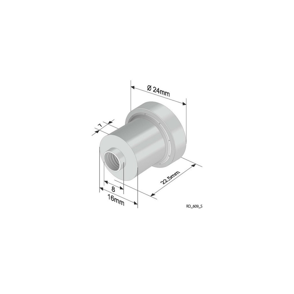 Roof roller with Bearing 609S