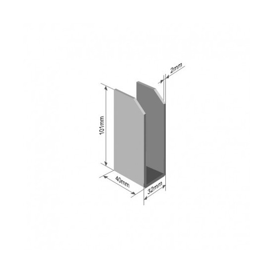 Frame board pocket for welding 40mm
