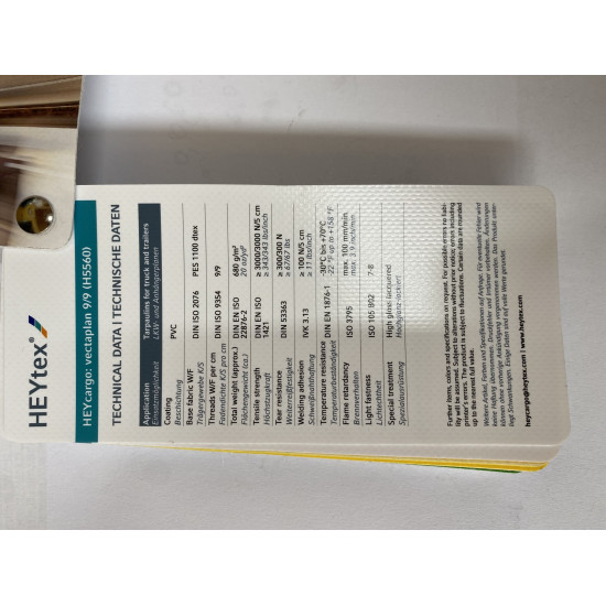 Tarpaulin materials from HEYTEX