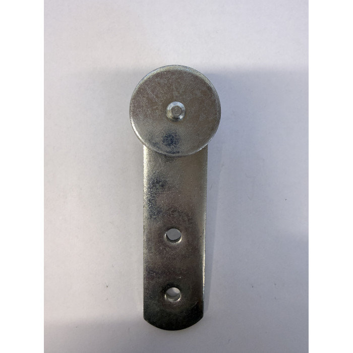 Recessed floor bracket made of galvanized steel