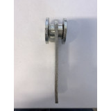 Recessed floor bracket made of galvanized steel