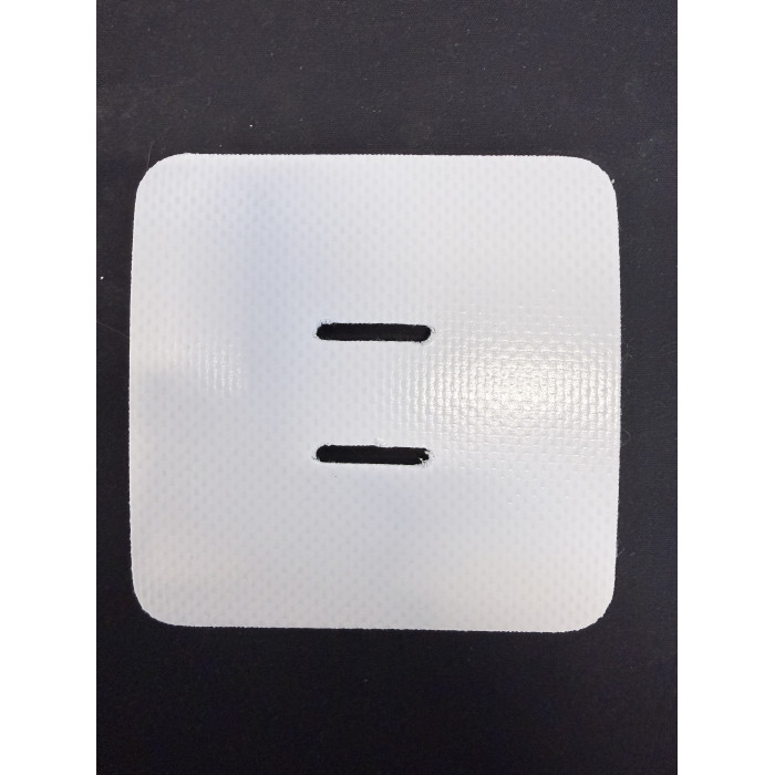 Square tarpaulin roof patch 100 mm  X 100 mm