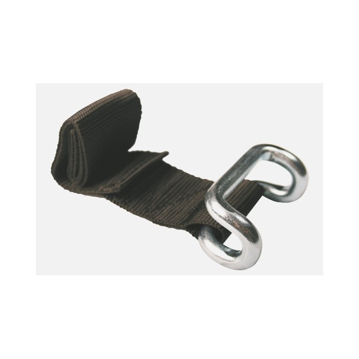 Steel wire hook with black belt